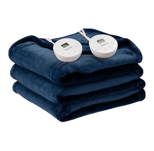 ELNIDO QUEEN Cooling Blanket For Hot Sleepers - Breathable Summer Comforter, 90x90 Inches, Blue - View #11