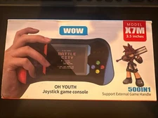 OH YOUTH JOYSTICK GAME CONSOLE- MODEL X7M - 3.5 INCHES -RED & BLUE -