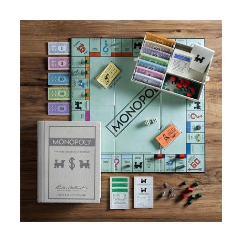 Scrabble, Monopoly und Clue Vintage Brettspiel Bücherregal Sammlung - Bild 4 von 9
