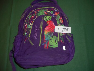 Schulrucksack Lila m- Papagei  von Kite Style  ( F 298)