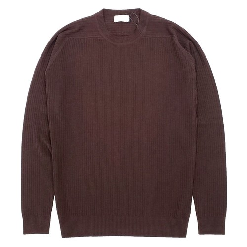 John Smedley NWT Marcus Pullover Crew Neck Sweater Size M in Brown