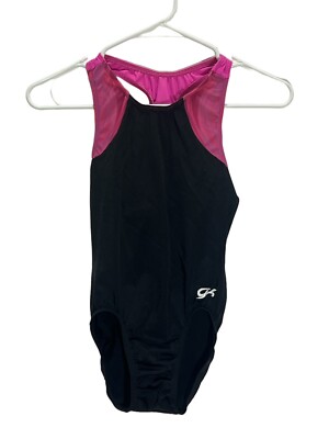 GK Gymnastics Leotard AXS Dance Ballet Pink And Black