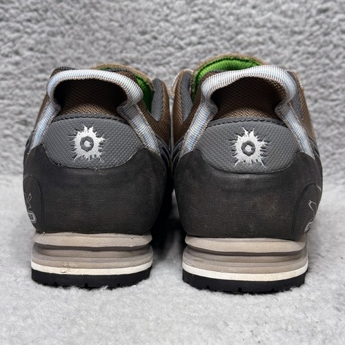Salewa MTN Trainer Pelle Womens Size 9 Hiking Shoes Sneakers Laguna Bamboo Suede - Picture 4 of 9
