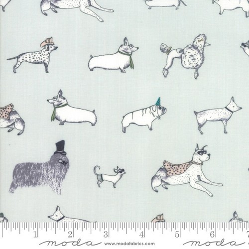HOWL + HOUND 3 Charm Packs Moda quilting Fabric sew Dog puppy poodle 49030PP - Picture 5 of 23