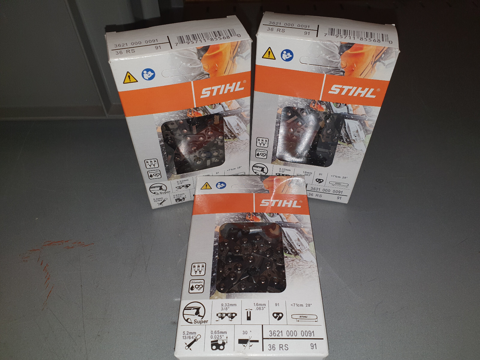 CATENA 72 Maglie 36RS 3/8" 1,6 Mm Rapid Super 'Originale - Foto 11