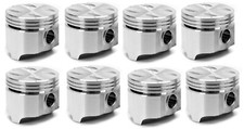 Silvolite Flat Top 4vr Cast Pistons Set8 For 1968-1977 Pontiac 350 030 Bore