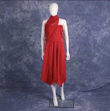 $130 Disney Parks Dress Her Universe Cruella Evening Dress Red Live Action Sz L