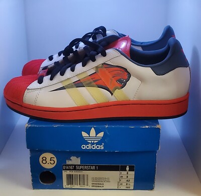 Charlotte Bobcats Shell Toe Adidas Superstar NBA (2006) Mens