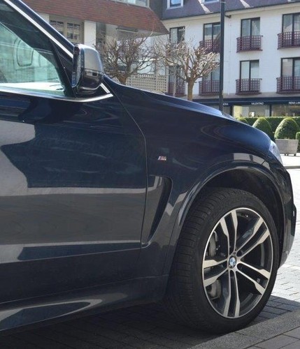 NUEVO 2014 BMW F15 X5 M-TECH EMBLEMA DEPORTIVO TRIPLE COLOR LOGOTIPO GUARDABARROS JUEGO INSIGNIA GENUINO - Imagen 3 de 3