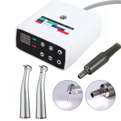 NSK Style Dental LED Elektrischer Mikromotor Brushless/1:5 Fiber Optic Handstück