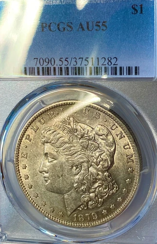 1879-O AU55 PCGS New Orleans Mint Morgan Silver Dollar