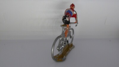 Figurine Tour De France – Moto Porte-voix L'Equipe / Le Parisien – Alu Salza – Cyclisme