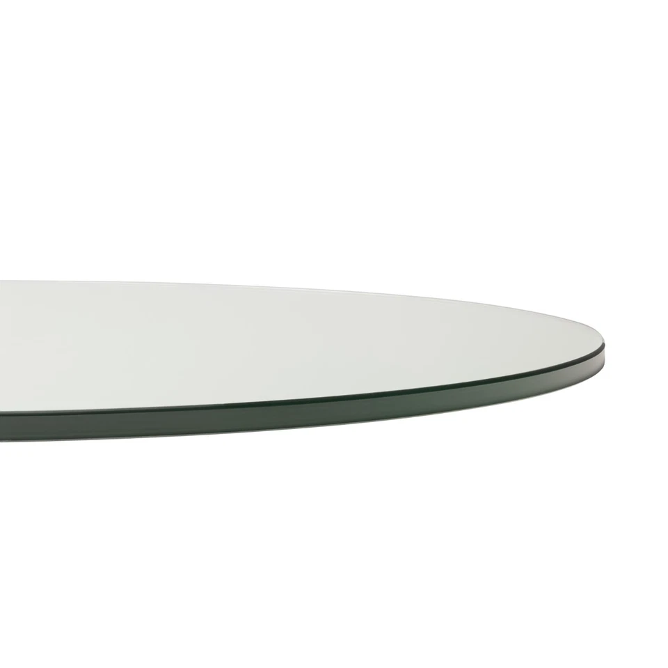 Pro Safe Glass 15" Round Tempered Glass Table Top 1/2" Thick Flat Edge - Image 4 of 4