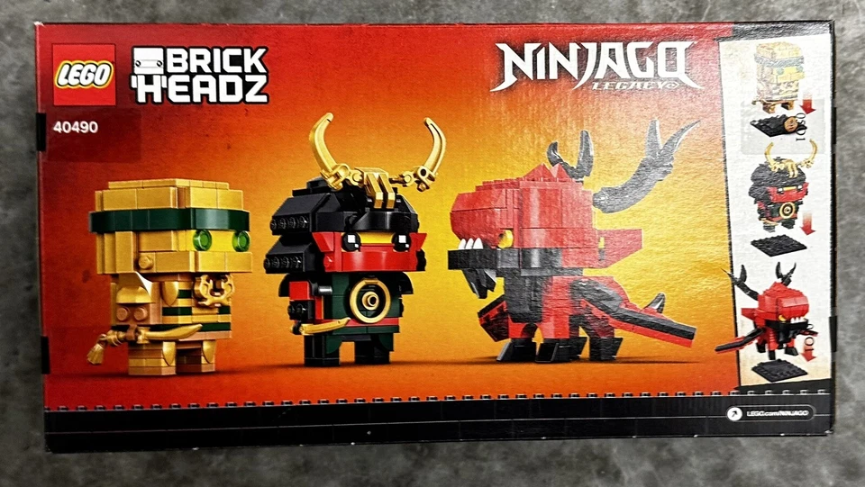 Lego 40490 Ninjago 10 Aniversario Brick Headz Foto 2 de 2