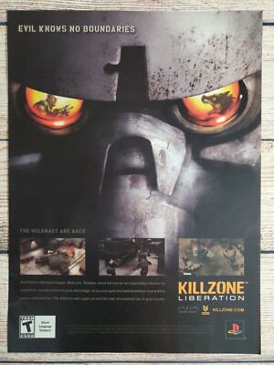 Killzone Liberation Sony PSP 2006 Magazine Promotional Ad Art Print Poster PS3