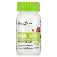 Extracto de Fruta Camu Vegetal 1000mg Cápsulas 20% Natural Vitamina C Antioxidante