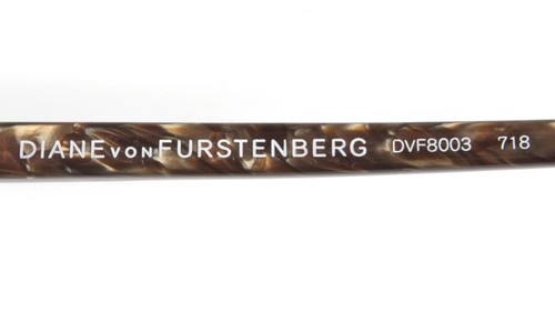 NEW Diane von Furstenberg DVF 8003 718 GOLD EYEGLASSES FRAME 53-16-135 B28mm - Picture 7 of 8