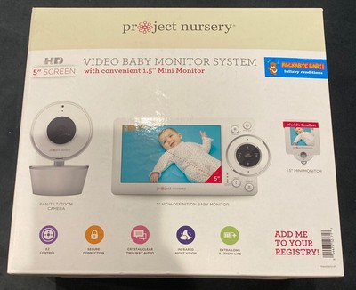 project nursery hd video baby monitor