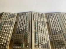 Lot of 5 IBM/NCR 10J0902 POS Retail Keyboards – Mixed Brands – As-Is