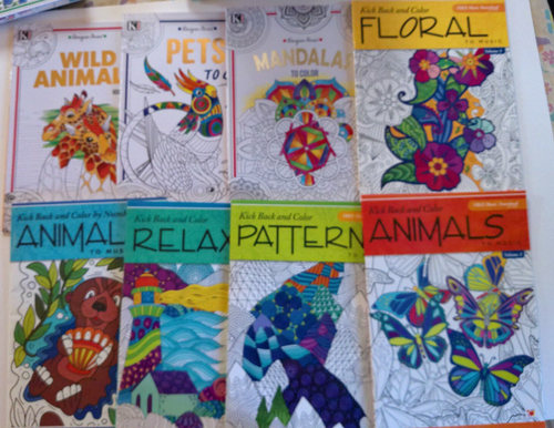 Lot of 8 Various Adult/Young Adult Coloring Books - Brand New!! | eBay