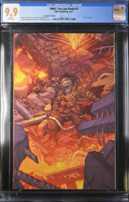 TEENAGE MUTANT NINJA TURTLES LAST RONIN #3 CGC 9.9 SDCC VIRGIN VARIANT 2021