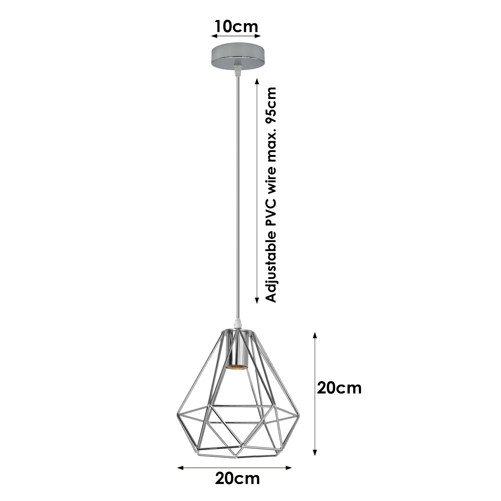 Vintage Industrial Pendant Light Modern Hanging Retro Lamp LED Ceiling Lights eBay