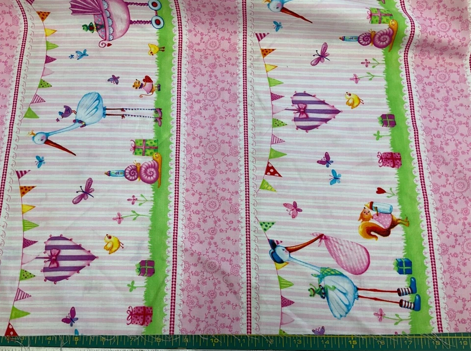 RED ROOSTER - A BUNDLE OF PINK #26403-STRIPE BY MILA MARQUIS- 1 3/8 YARD - Image 3 of 4