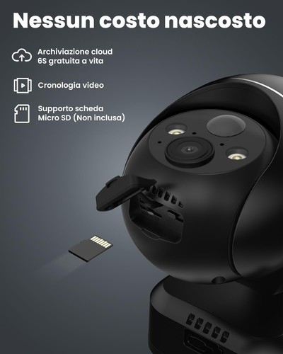ieGeek 4G LTE Videocamera Sorveglianza Esterna con Pannello Solare, 2K 3MP Ultra - Picture 7 of 9