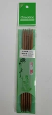 ChiaoGoo Premium Bamboo 6" inch US 5 3.75mm Double Pointed Knitting Needles DPN
