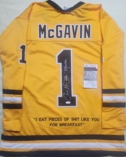 Christopher Mcdonald Auto Custom Happy Gilmore Hockey Jersey JSA size XL Shooter