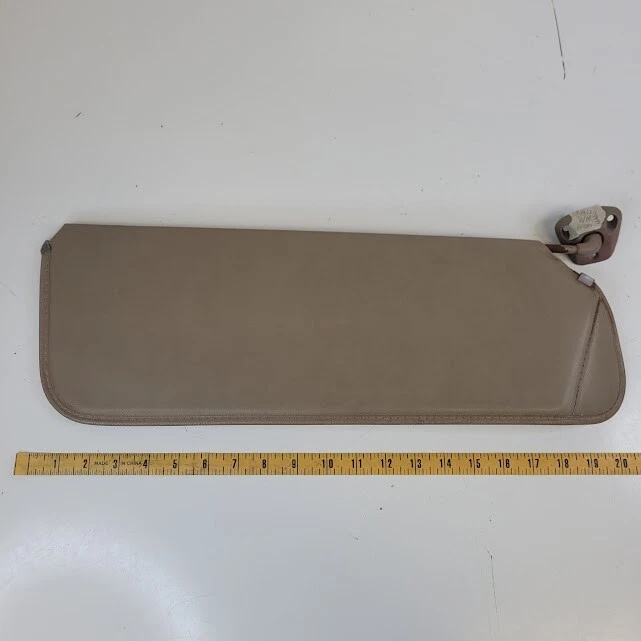 Viseira solar Chevy C/K 1500 1988-1998 passageiro lateral couro marrom fabricante de equipamento original - Imagem 3 de 4