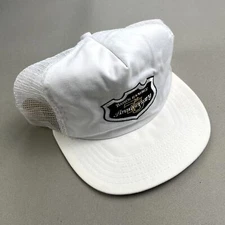 Vintage See's Candies Hat Cap Snapback Trucker White Chocolate San Francisco 90s