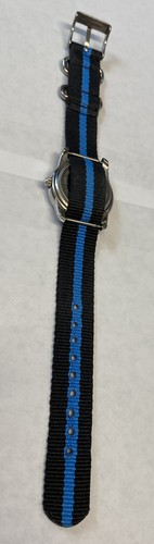 Orologio Donna Victorinox Data Nero & Blu Cinturino Nylon Nuova Batteria - Foto 9 di 9