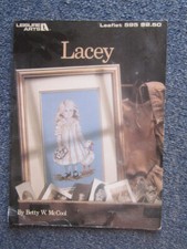 CROSS STITCH PATTERN LACEY NO. 595 GREAT **MUST SEE **