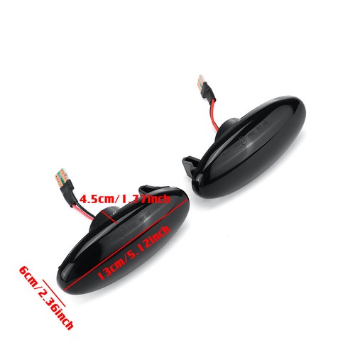 LED Dynamic Side Marker Guard Indicator Flasher For Nissan Navara D22 2001-2005 - Picture 4 of 12