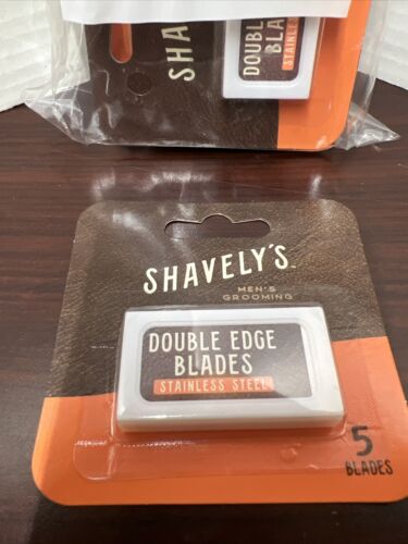 (Lot of 6) Shavely's Double Edge Razor Blades - Stainless Steel - 5 Blades Each. - Picture 2 of 2