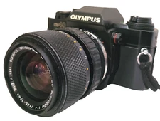 Olympus OM40 Program Film Camera w S Zuiko MC 35-70mm f/4 Lens Excellent