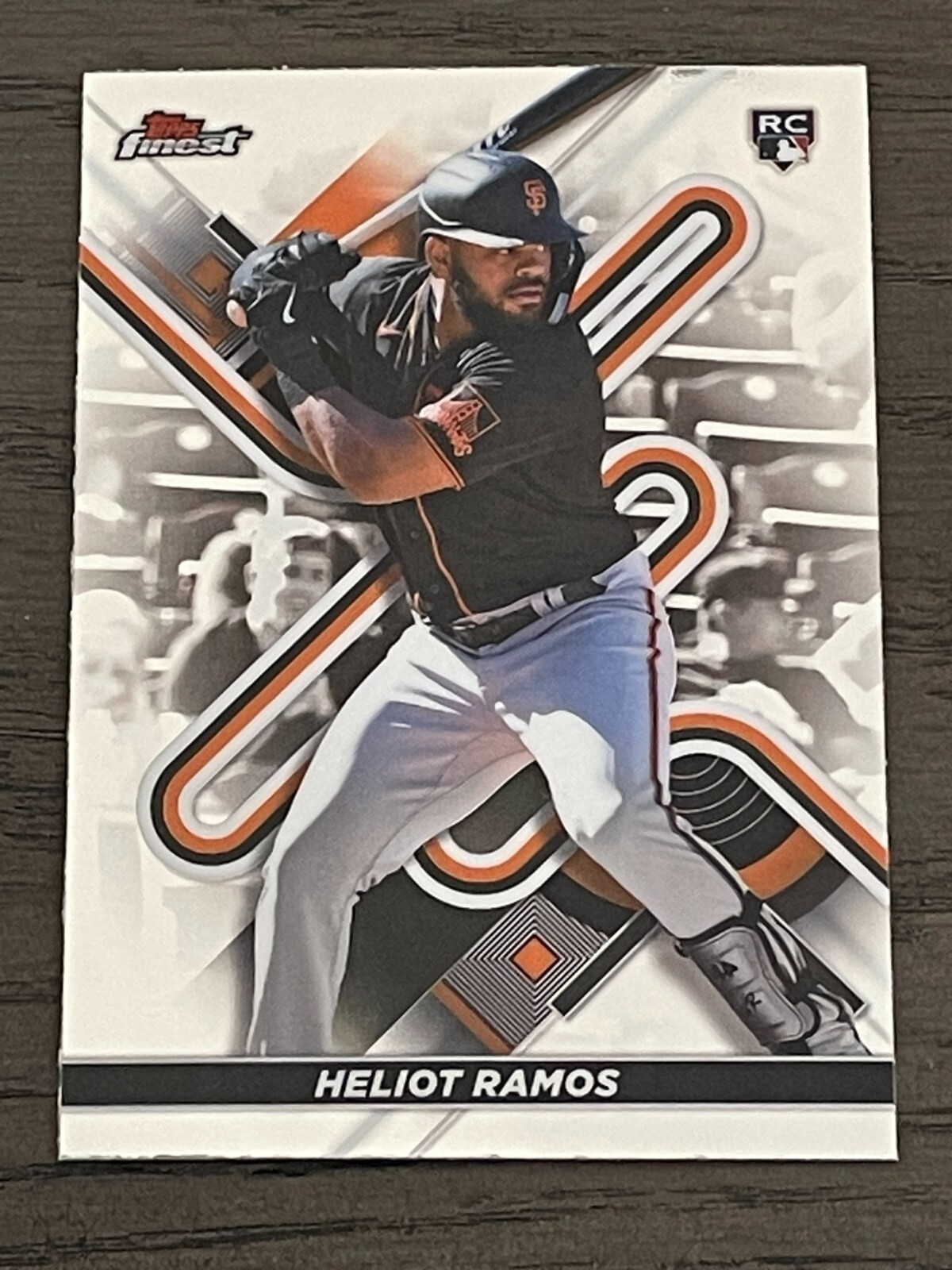 2022 Topps Finest Heliot Ramos Rookie #82 San Francisco Giants