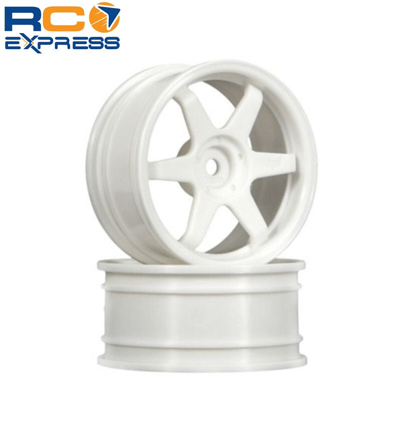 HPI Racing Te37 Wheels 26mm White 3mm Offsett 12mm hex - pair HPI3840