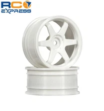 HPI Racing Te37 Wheels 26mm White 3mm Offsett 12mm hex - pair HPI3840