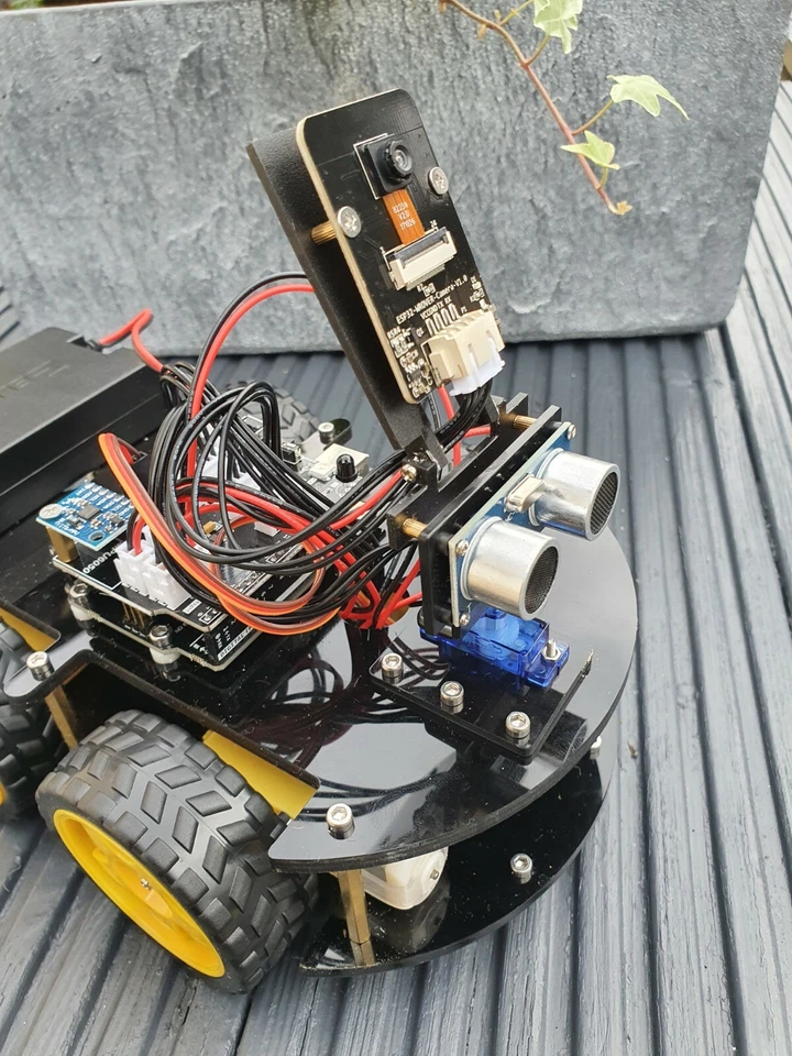 Montaje de cámara de repuesto Elegoo Robot Car V4 para cámara Arduino/ultrasonido  Foto 4 de 4