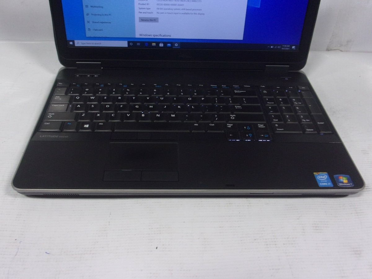 Dell Latitude e6540 Intel i5 4th Gen 15.4 8gb Memory 500gb