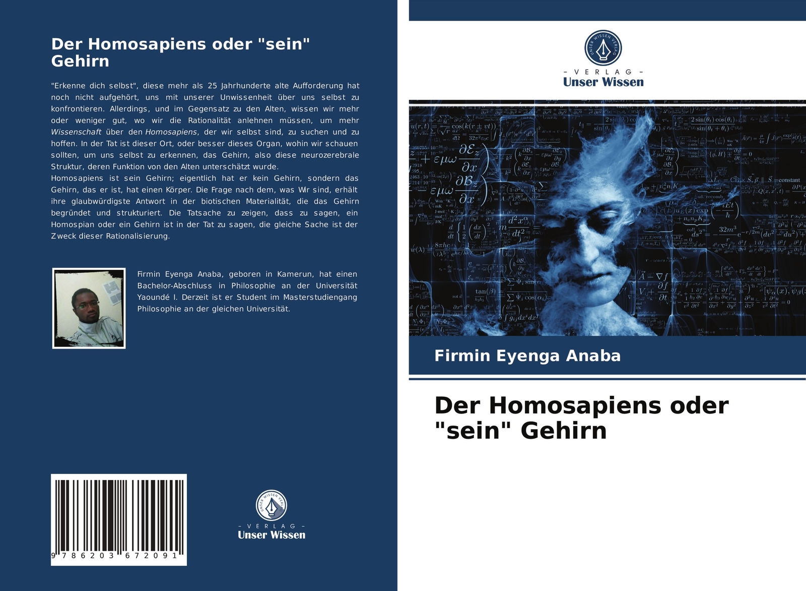 Thumbnail - Der Homosapiens Oder Sein Gehirn | Firmin Eyenga Anaba | Taschenbuch |
