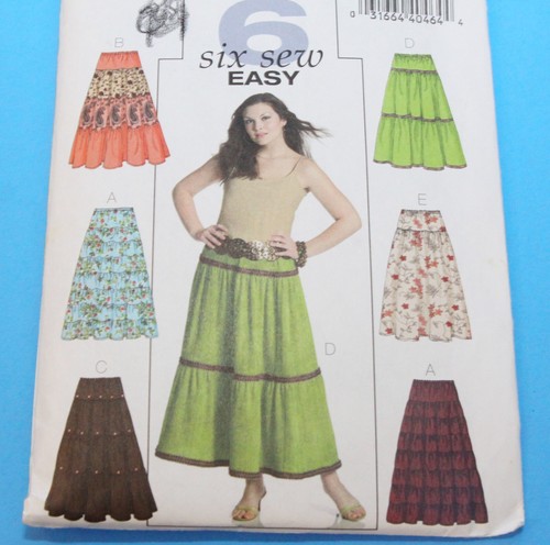 Butterick Sewing Pattern B4752 Skirt Easy Sew 26W-28W-30W-32W Uncut FF 2006 - Picture 3 of 6