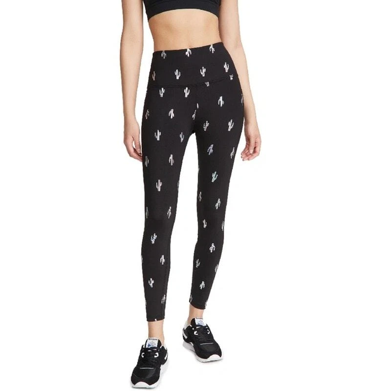 beyond-yoga cactus print high waist dizzy cactus leggings