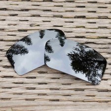 Walleva Mr.Shield Polarized Black Replacement Lenses for Oakley Gascan
