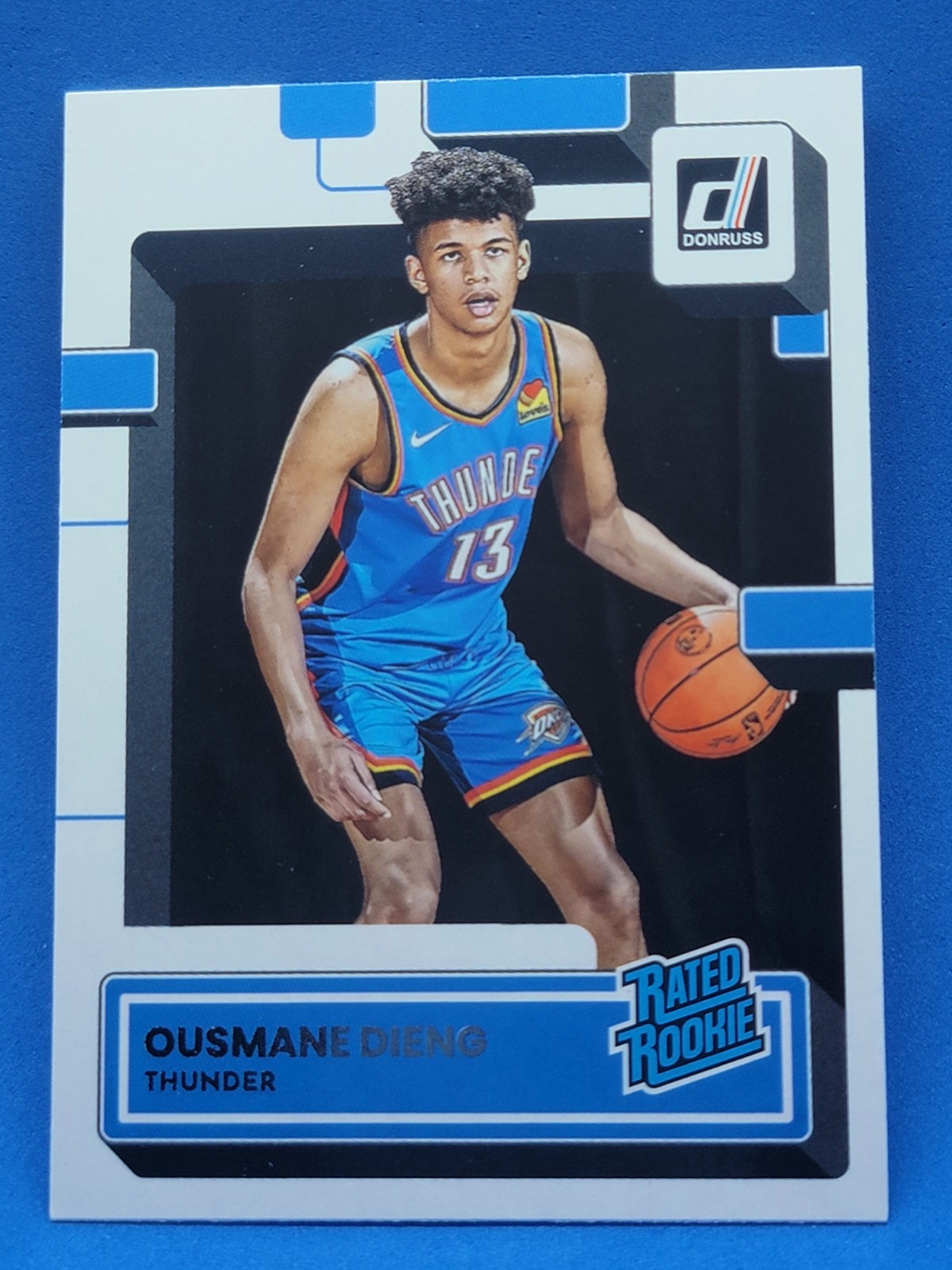 2022-23 Panini Donruss Rated Rookie #211 Ousmane Dieng RC Thunder z;C