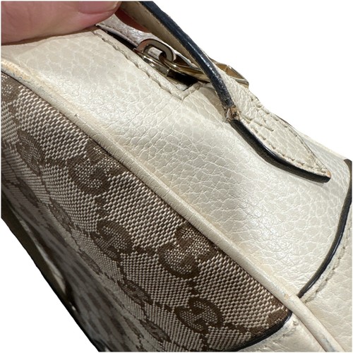 Gucci GG Canvas Bree Crossbody Camera Bag Preloved - Foto 12 di 18