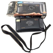 Polaroid Captiva SLR SE Auto Focus Instant Camera With Strap UNTESTED