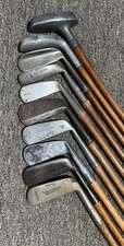 Vintage Hickory Shafted Putter Collection Lot of 10 Mixed Makers
